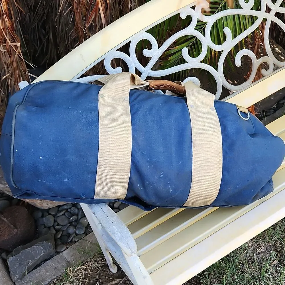 Vintage The North Face Large Canvas Duffle Bag